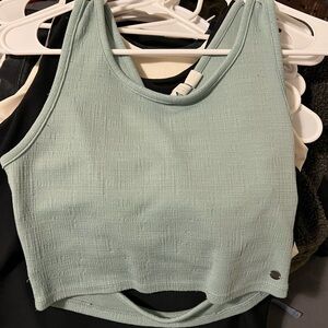 Roxy Mint Green Crop Top
